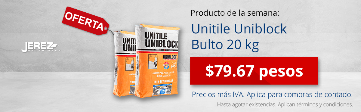 Promocion de la semana unitile uniblock Jerez