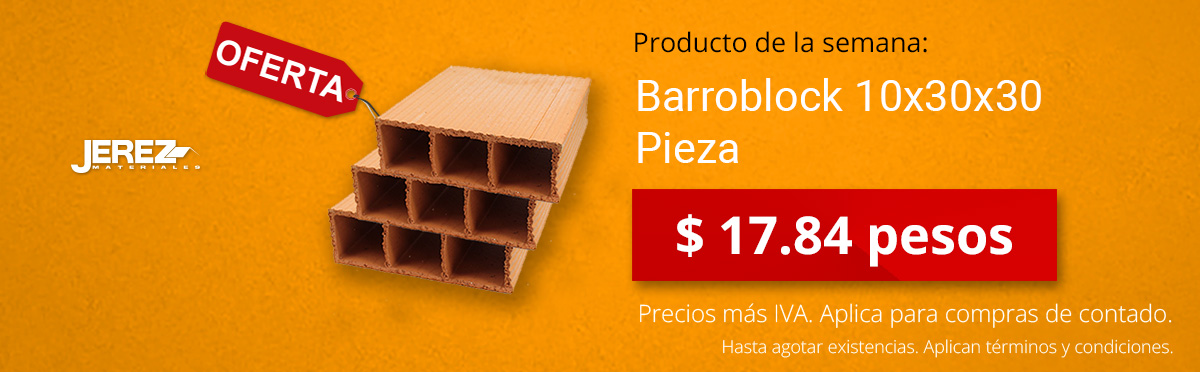 Promocion de la semana BarroblockJerez