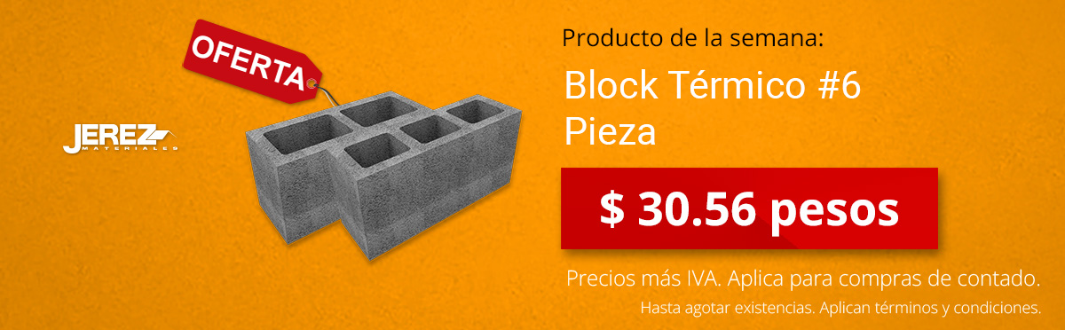 Promocion de la semana Block Jerez