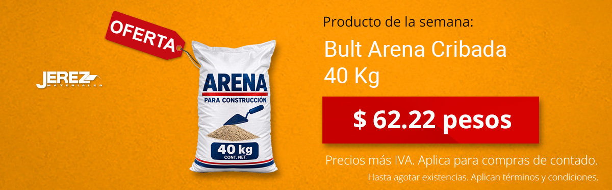 Promocion de la semana Bulto Arena Jerez
